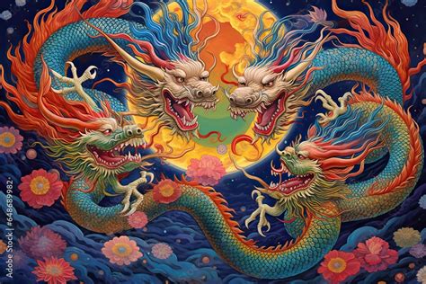 The Celestial Serpent's Dance: Mystical Patterns and Vibrant Hues!