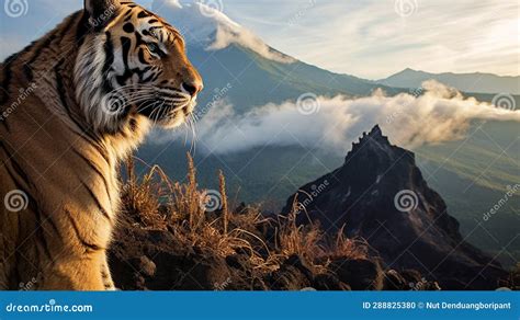  The Tiger's Gaze - A Study in Fierce Majesty and Mystical Enchantment